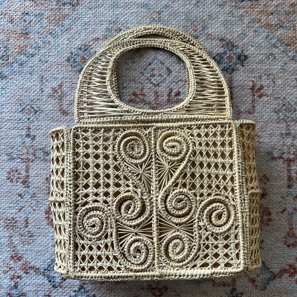 Woven mini bag